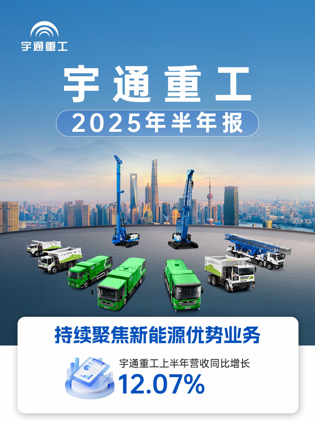 宇通重工2025年半年报来了！
