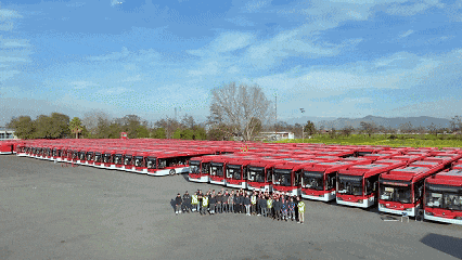 再+372辆中国新能源公交！宇通为智利绿色交通转型提交新答案