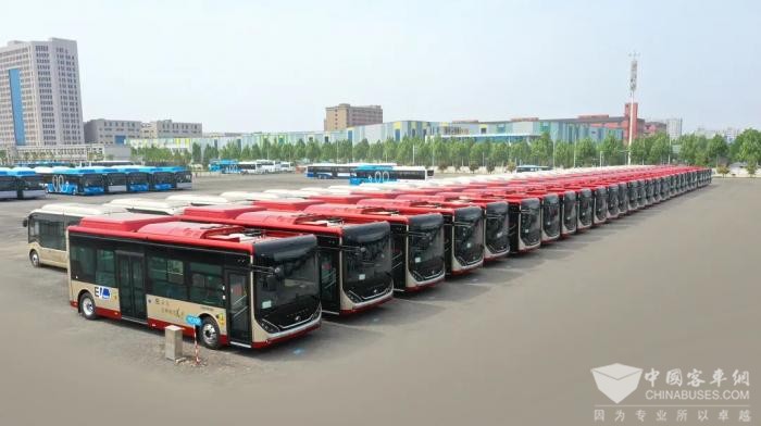 携手畅通“城市血脉” 宇通新能源公交批量交付沧州 携手畅通“城市血脉” 宇通新能源公交批量交付沧州