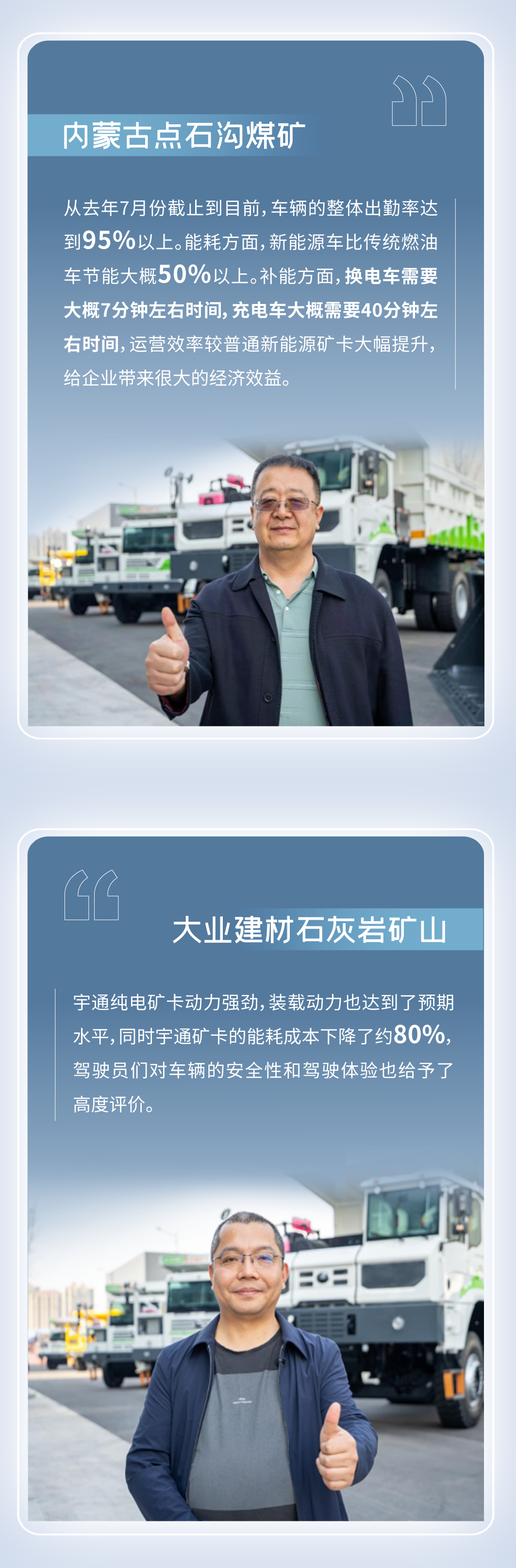 老友记|宇通新能源矿卡到底有多“省”？听听他们怎么说